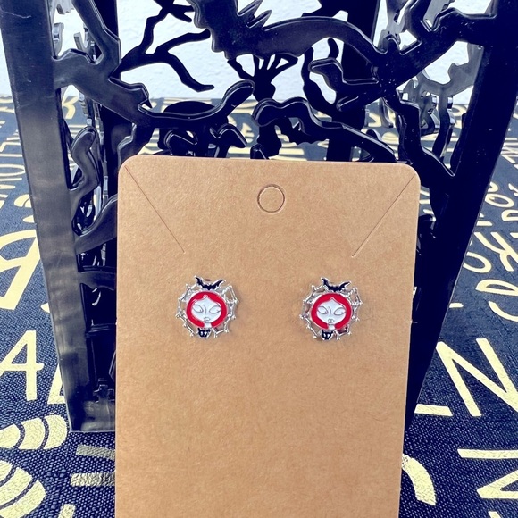 Nightmare Before Christmas Halloween Stud Earrings - Sally - Picture 1 of 4